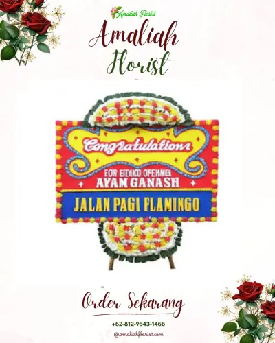 Bunga Papan Congratulation di Kedungkebo